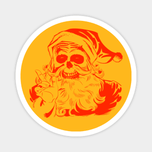 Skeleclaus (red) Magnet